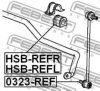 HONDA 51307SWWP51 Stabiliser Mounting